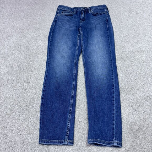 Calvin Klein Jeans Women’s Blue Skinny Pockets Size 6 - Picture 1 of 12